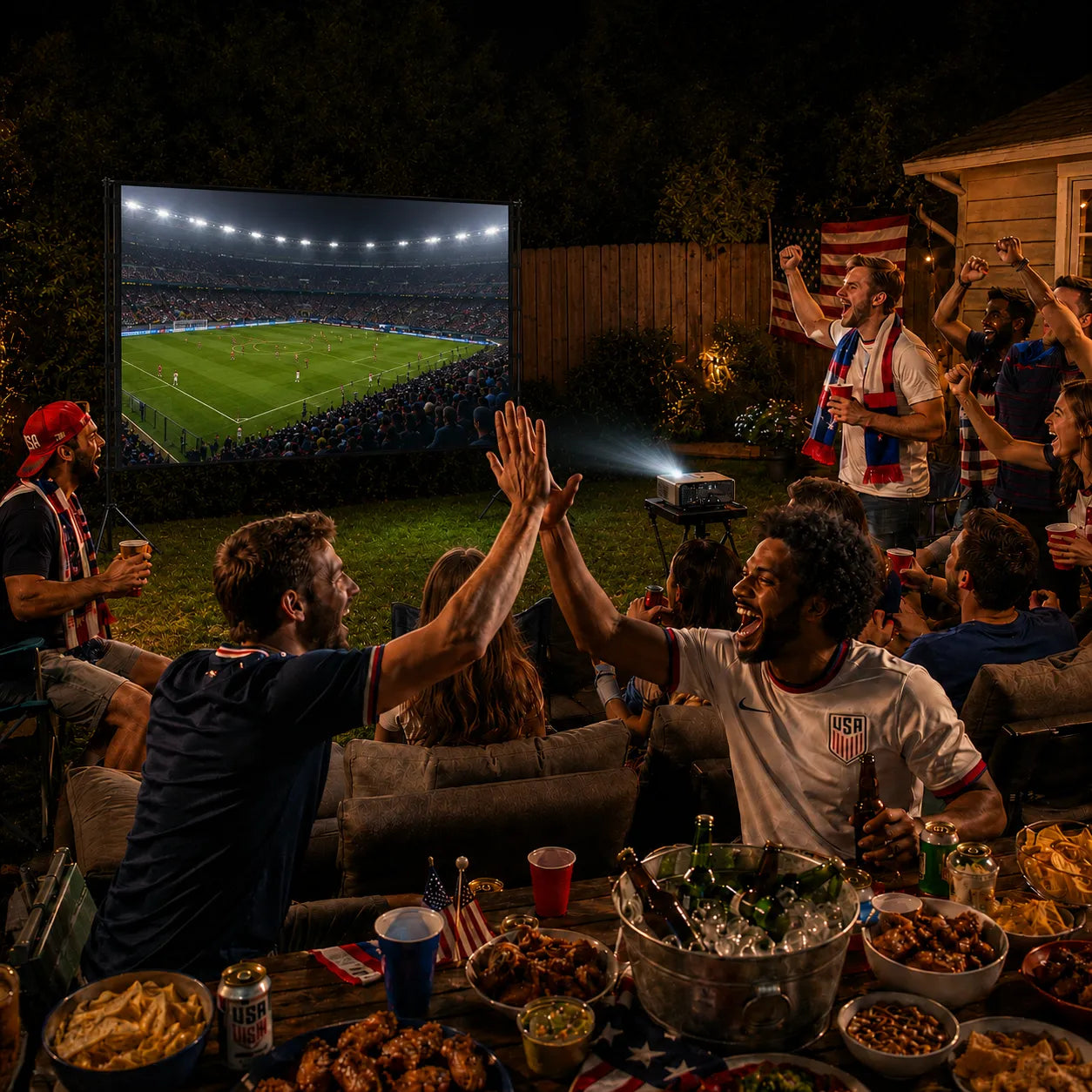 150 Inch Projector Screen with Stand