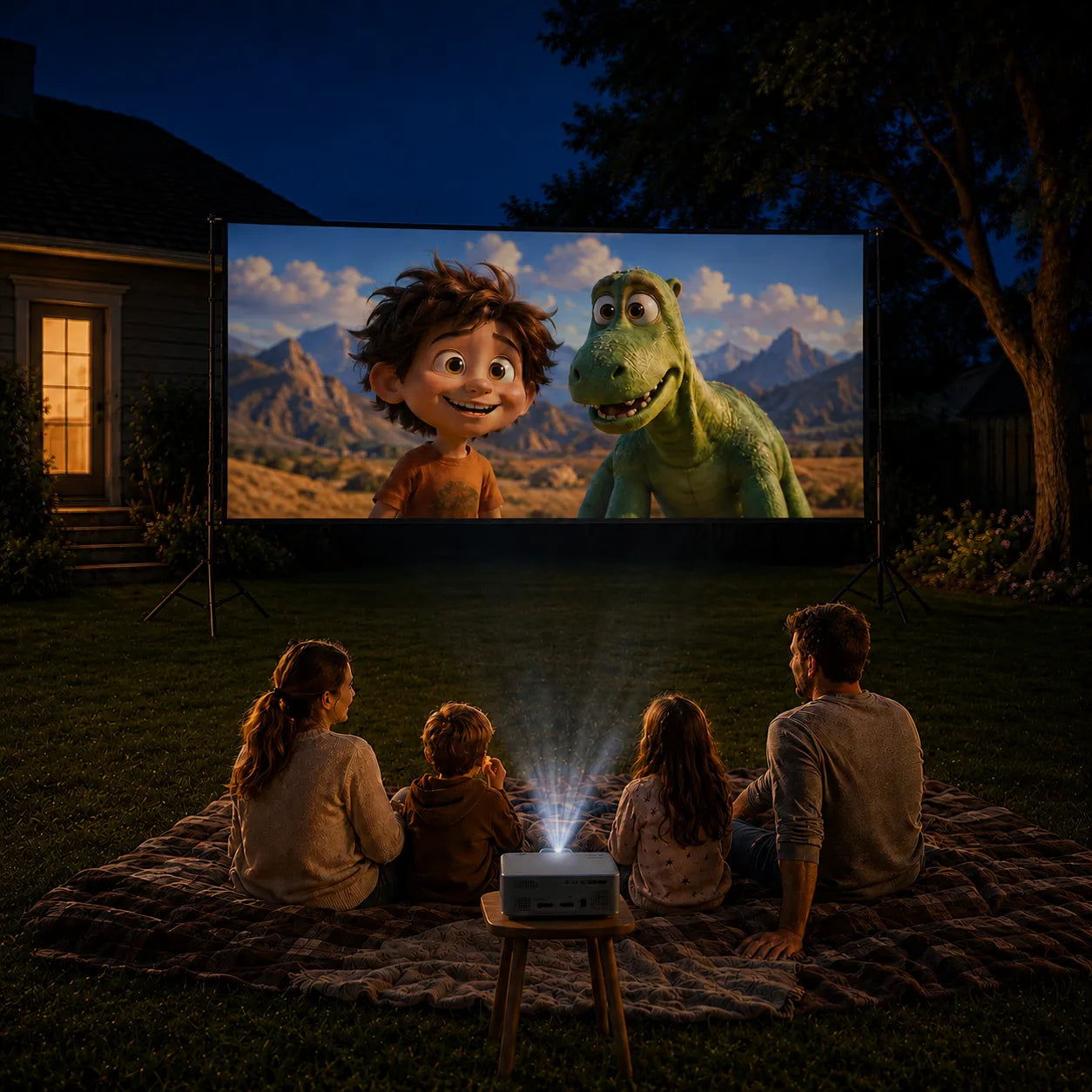 150 Inch Projector Screen with Stand